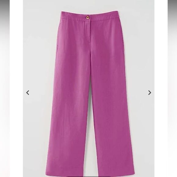 J. Jill Easy Linen Wide-Leg Crops Wild Orchid XL NWT IN PACKAGE - Picture 5 of 9